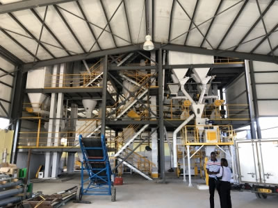 Algeria: 10T/H automatic feed production line
